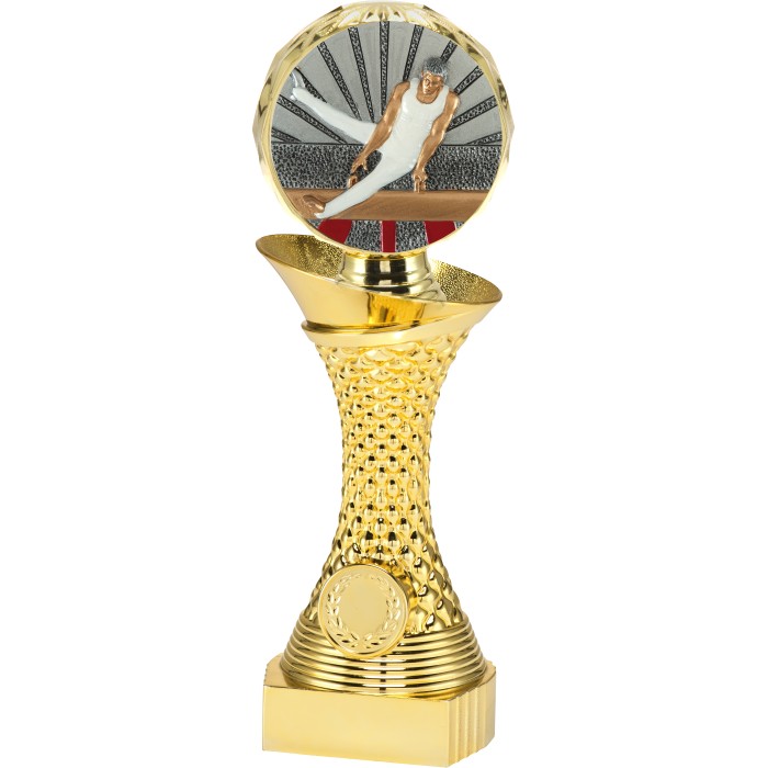 MALE GYMNASTICS  TROPHY - 3 SIZES 